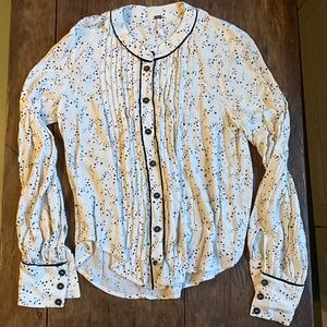 Free People Starry Blouse Size XS